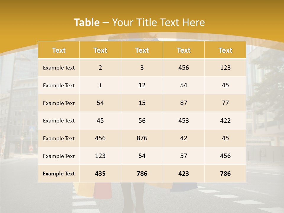Shop Market City PowerPoint Template