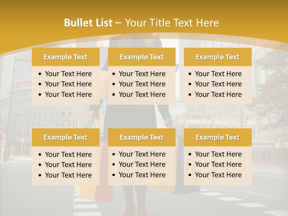 Shop Market City PowerPoint Template