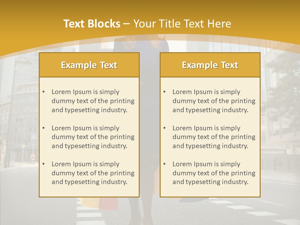 Shop Market City PowerPoint Template