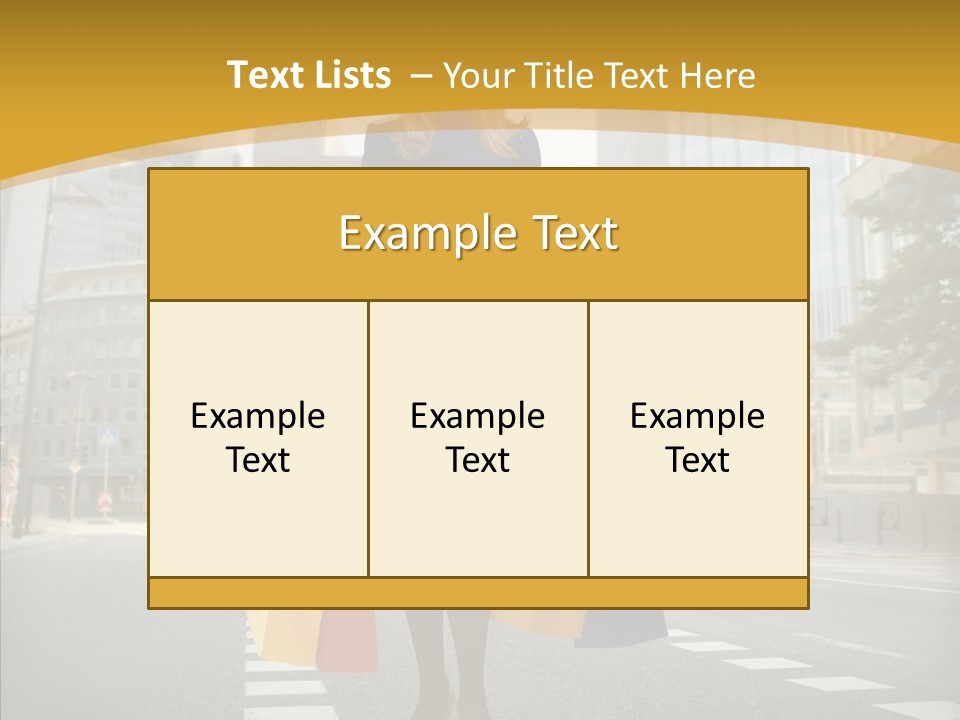 Shop Market City PowerPoint Template