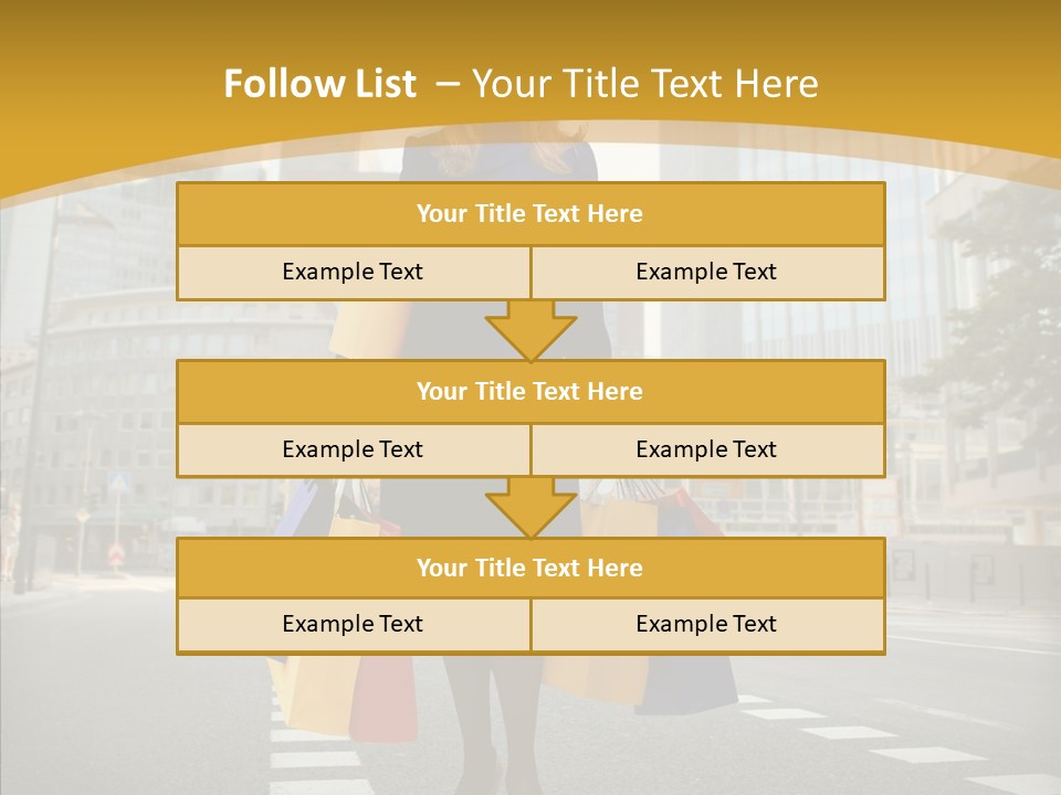 Shop Market City PowerPoint Template