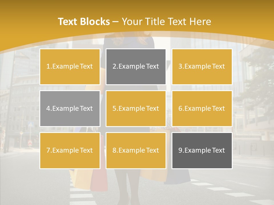 Shop Market City PowerPoint Template