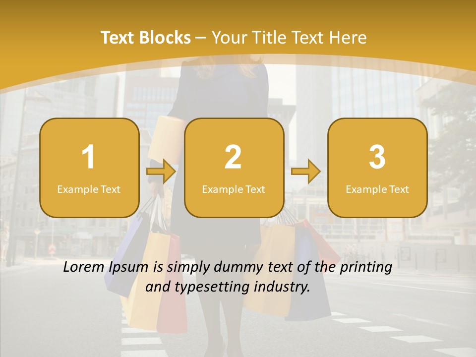 Shop Market City PowerPoint Template