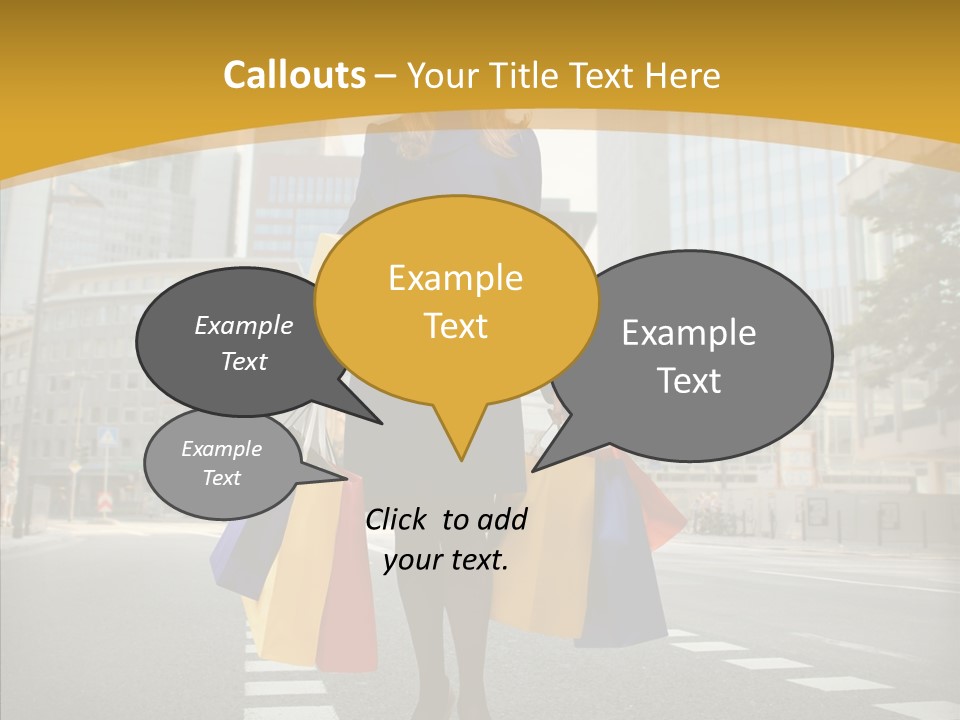 Shop Market City PowerPoint Template