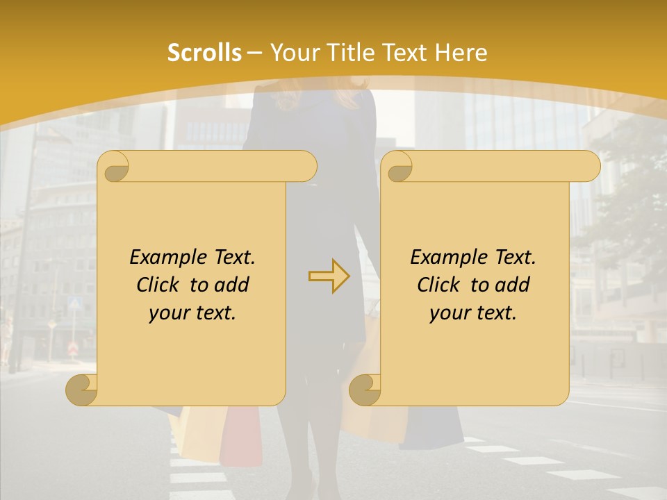 Shop Market City PowerPoint Template