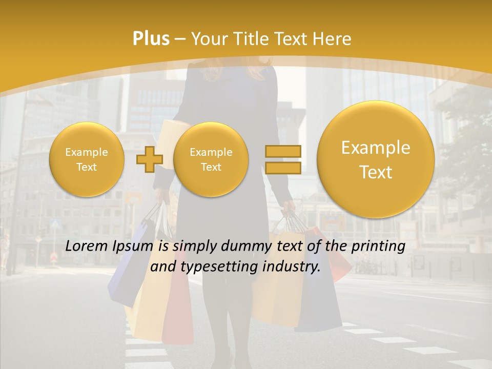 Shop Market City PowerPoint Template