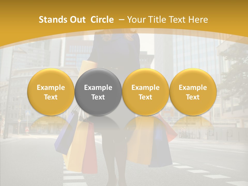 Shop Market City PowerPoint Template
