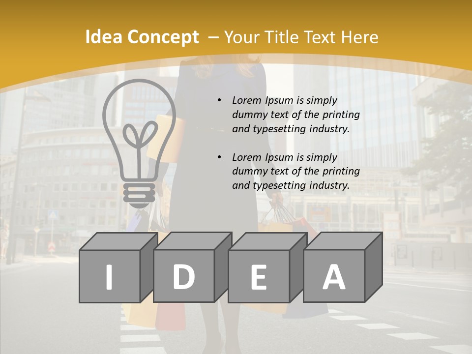 Shop Market City PowerPoint Template