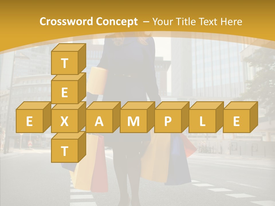 Shop Market City PowerPoint Template