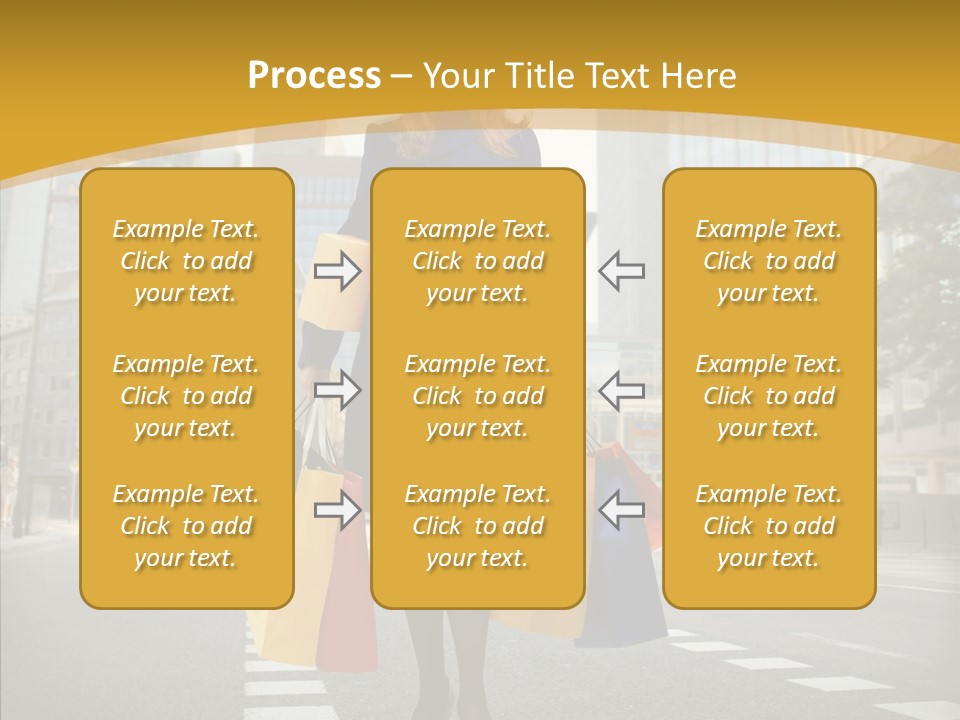 Shop Market City PowerPoint Template