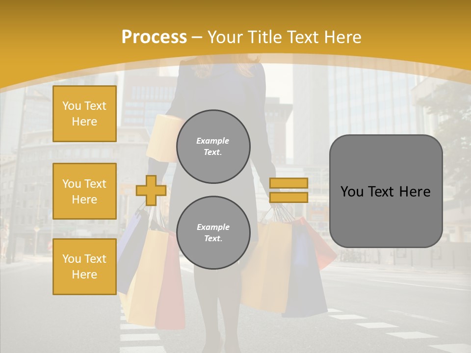 Shop Market City PowerPoint Template
