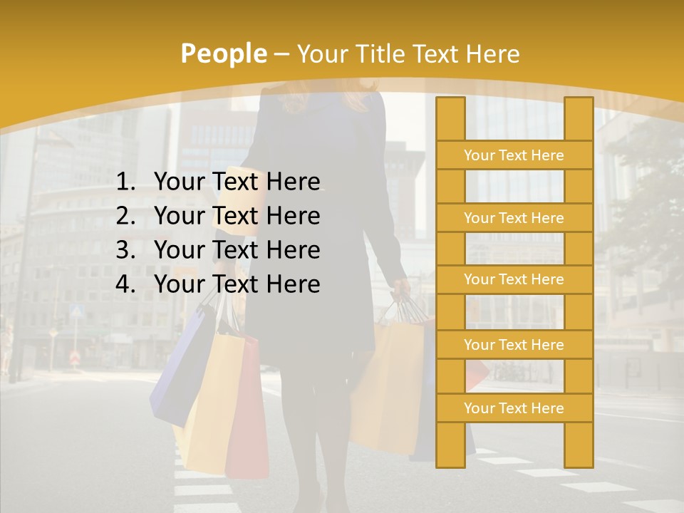 Shop Market City PowerPoint Template