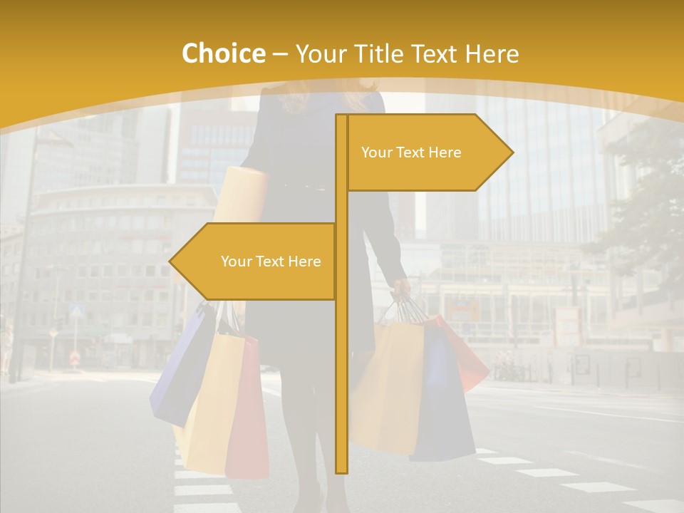 Shop Market City PowerPoint Template