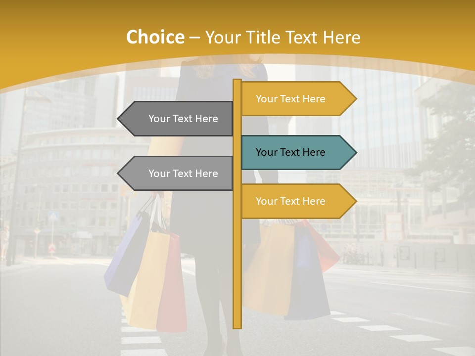 Shop Market City PowerPoint Template