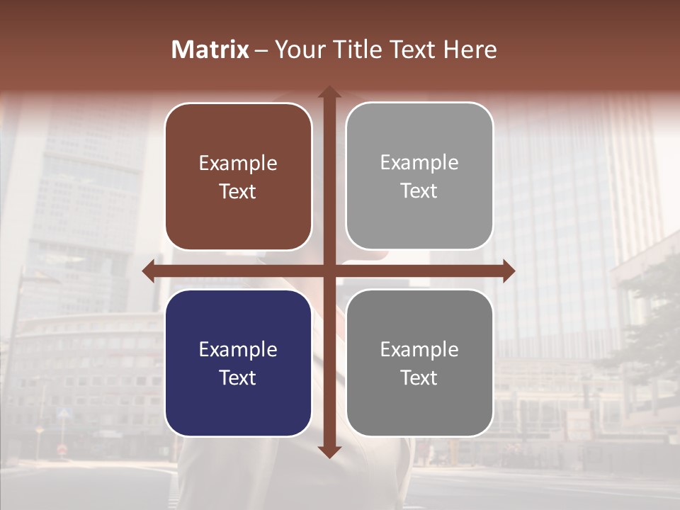 Profile Crosswalk Elegant PowerPoint Template