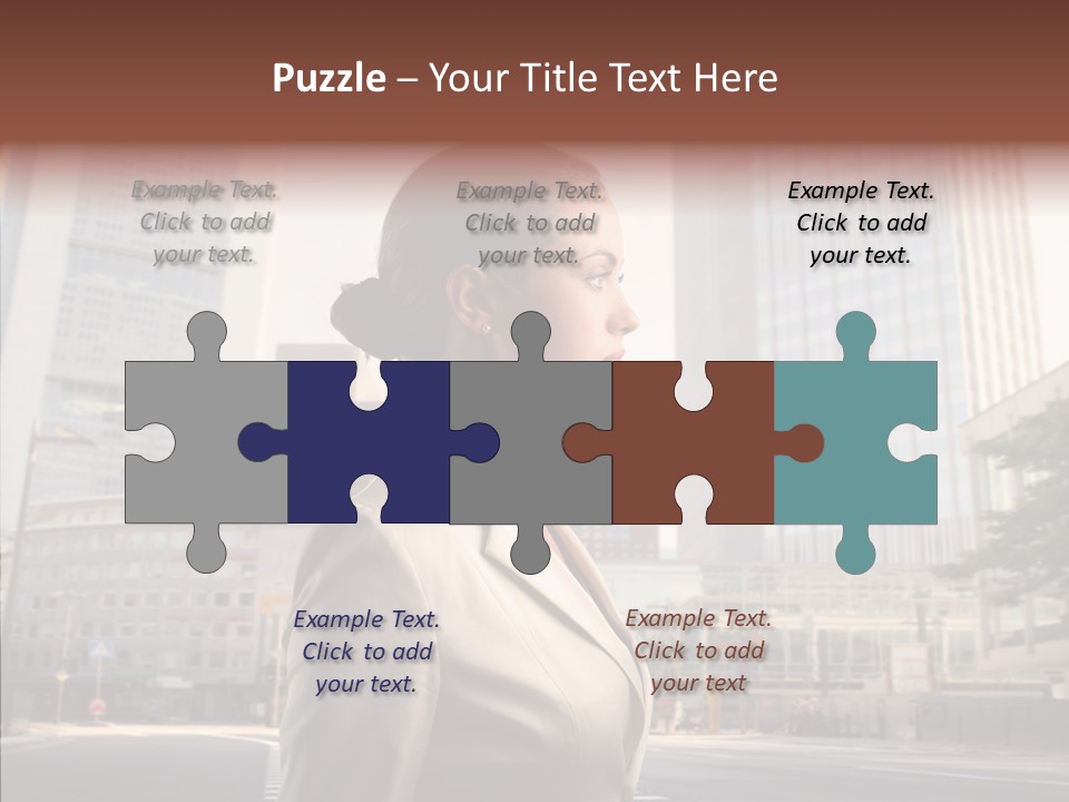 Profile Crosswalk Elegant PowerPoint Template