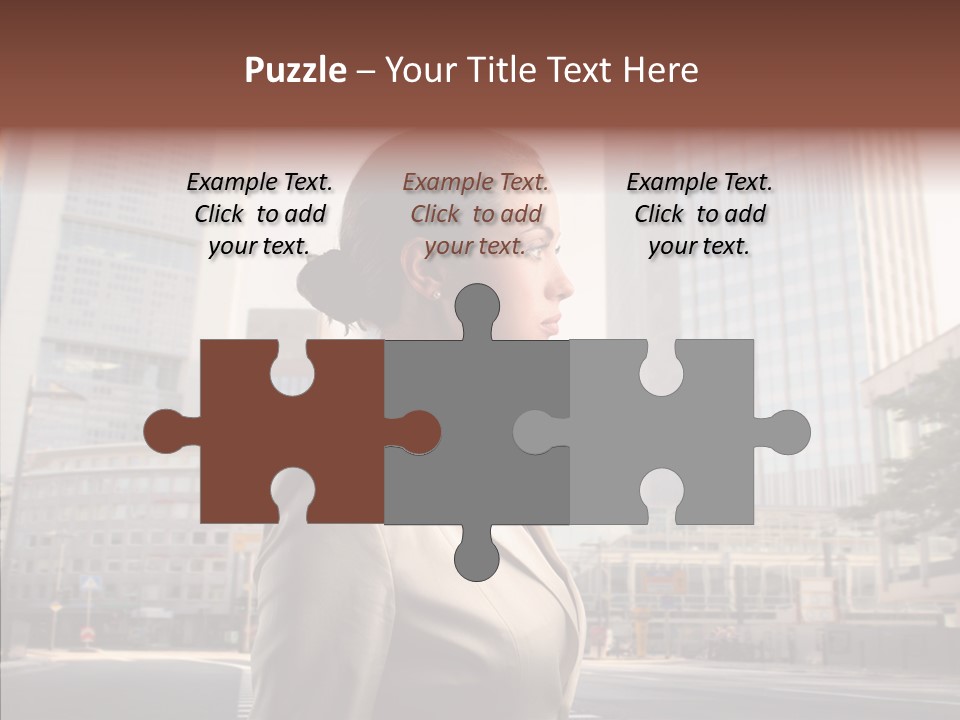 Profile Crosswalk Elegant PowerPoint Template