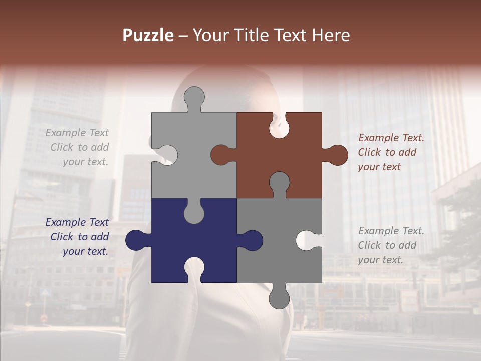Profile Crosswalk Elegant PowerPoint Template