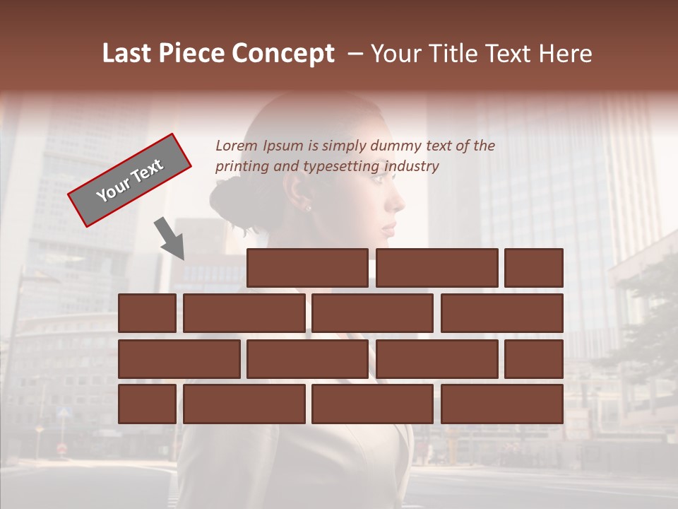 Profile Crosswalk Elegant PowerPoint Template
