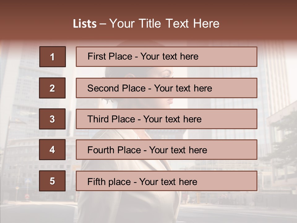 Profile Crosswalk Elegant PowerPoint Template