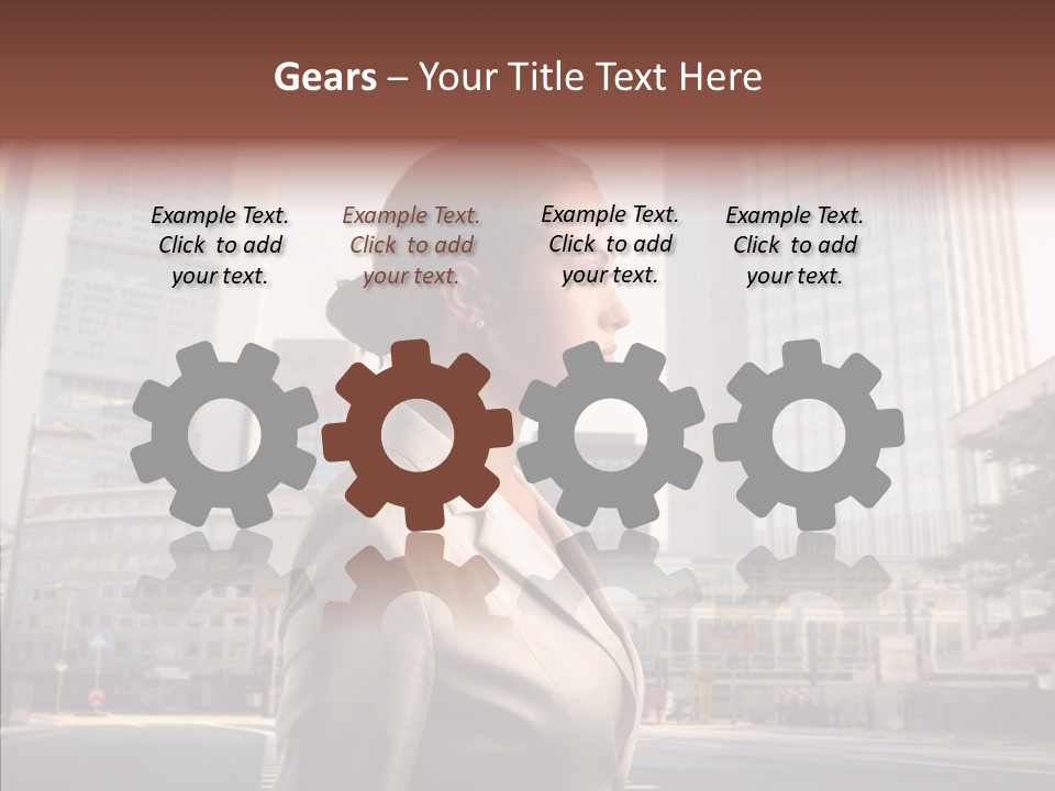 Profile Crosswalk Elegant PowerPoint Template