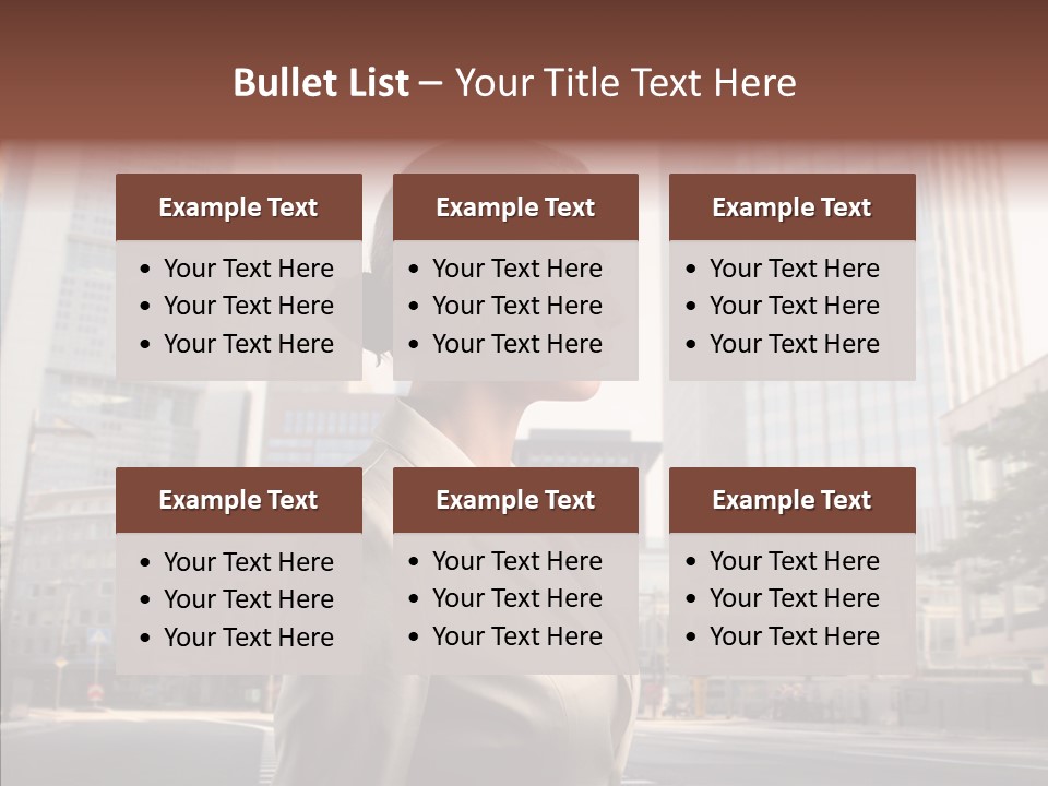 Profile Crosswalk Elegant PowerPoint Template