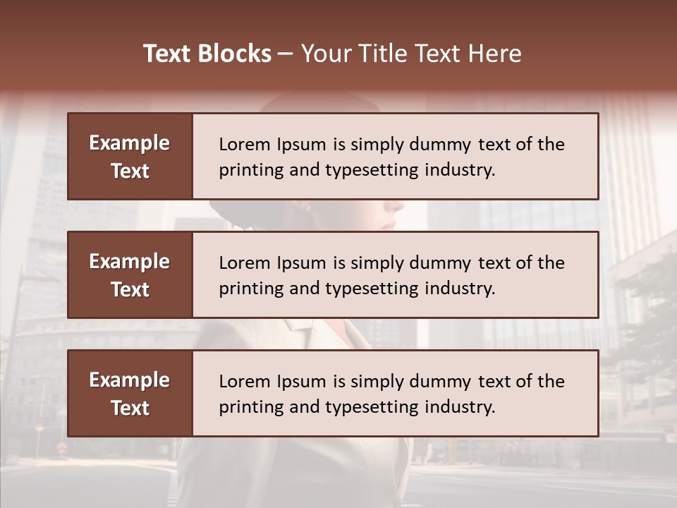 Profile Crosswalk Elegant PowerPoint Template