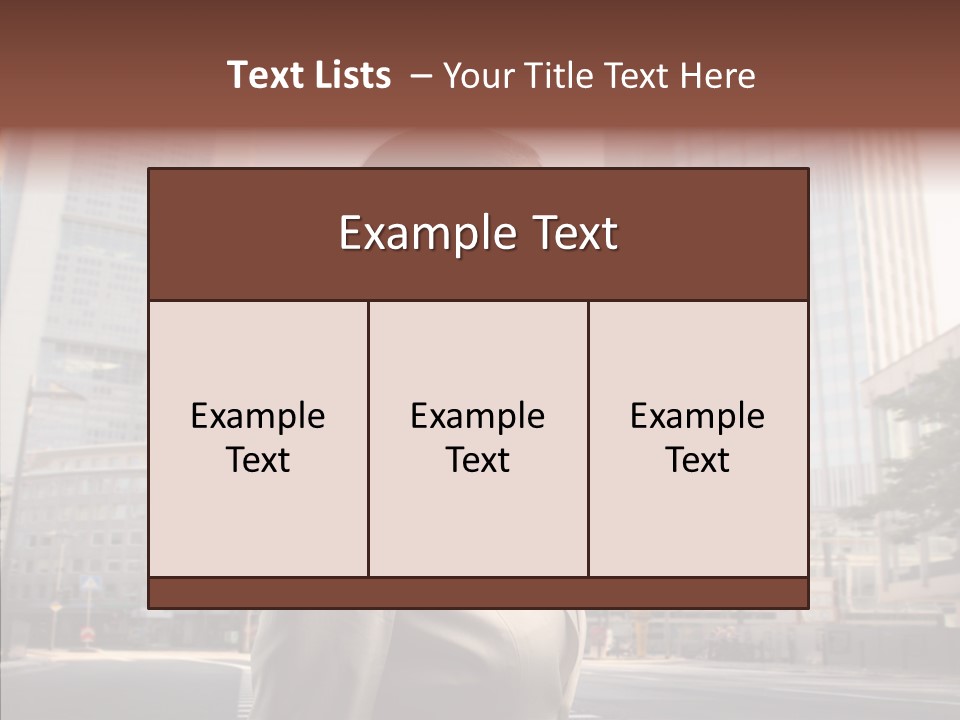 Profile Crosswalk Elegant PowerPoint Template