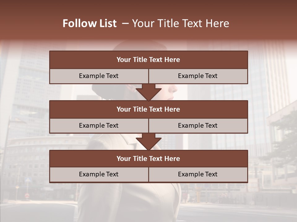 Profile Crosswalk Elegant PowerPoint Template