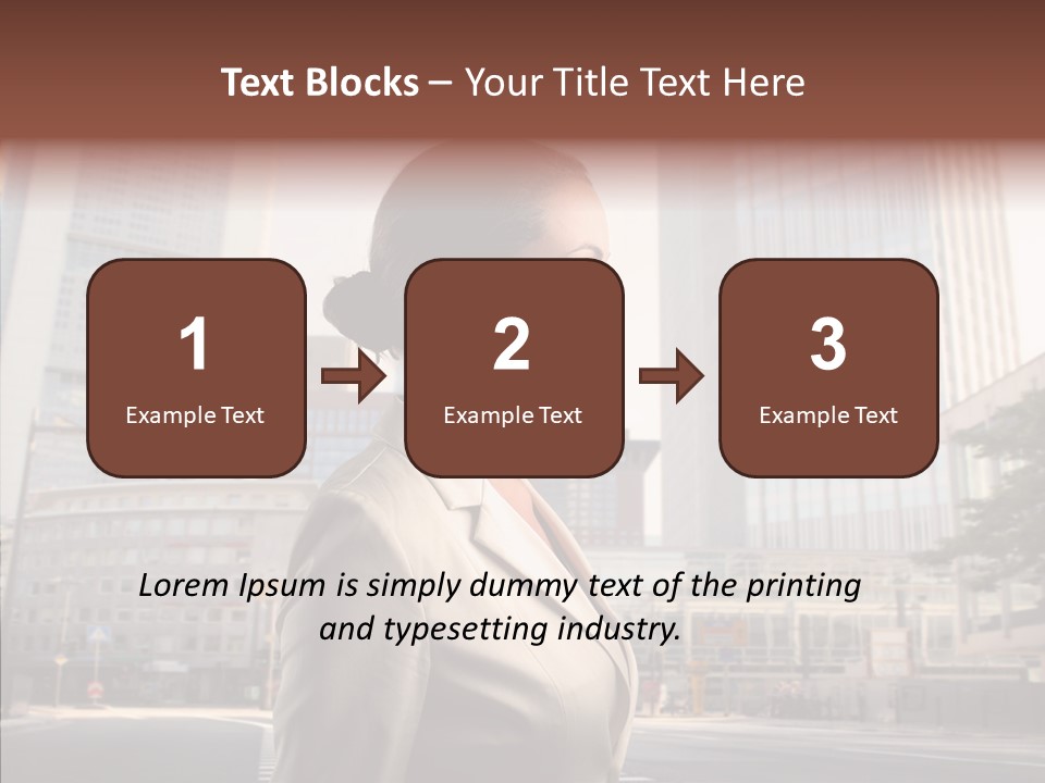 Profile Crosswalk Elegant PowerPoint Template