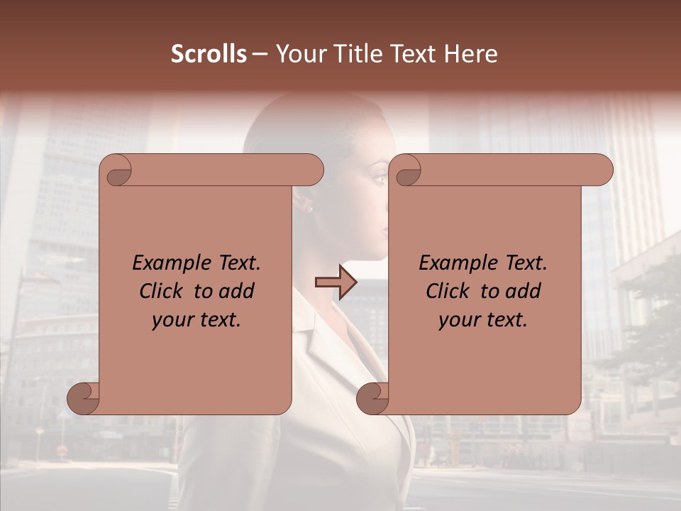Profile Crosswalk Elegant PowerPoint Template