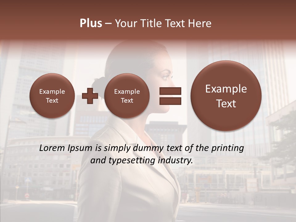 Profile Crosswalk Elegant PowerPoint Template