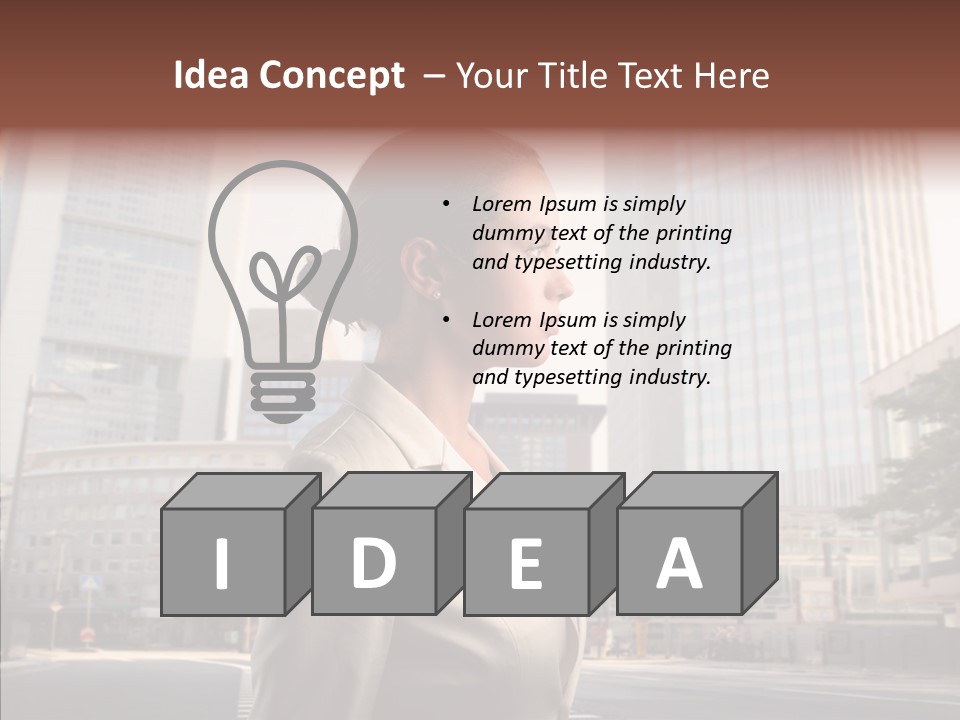 Profile Crosswalk Elegant PowerPoint Template