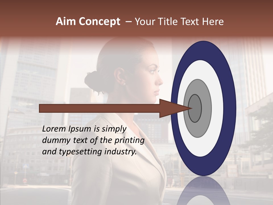 Profile Crosswalk Elegant PowerPoint Template