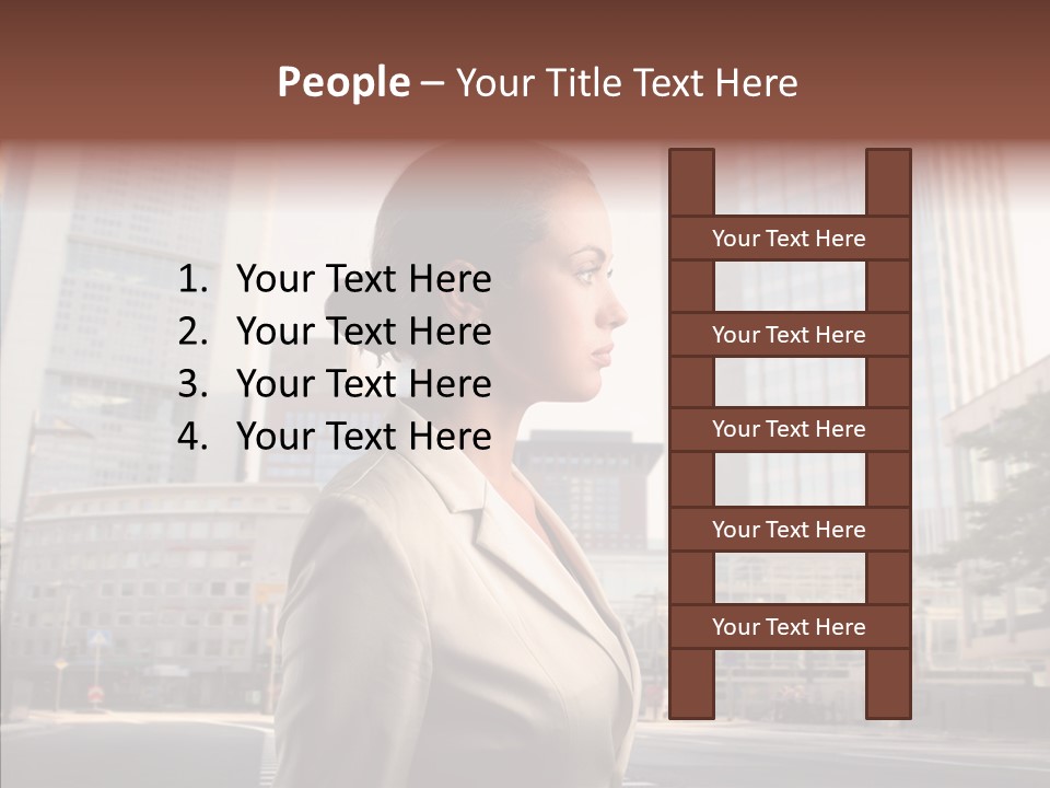 Profile Crosswalk Elegant PowerPoint Template