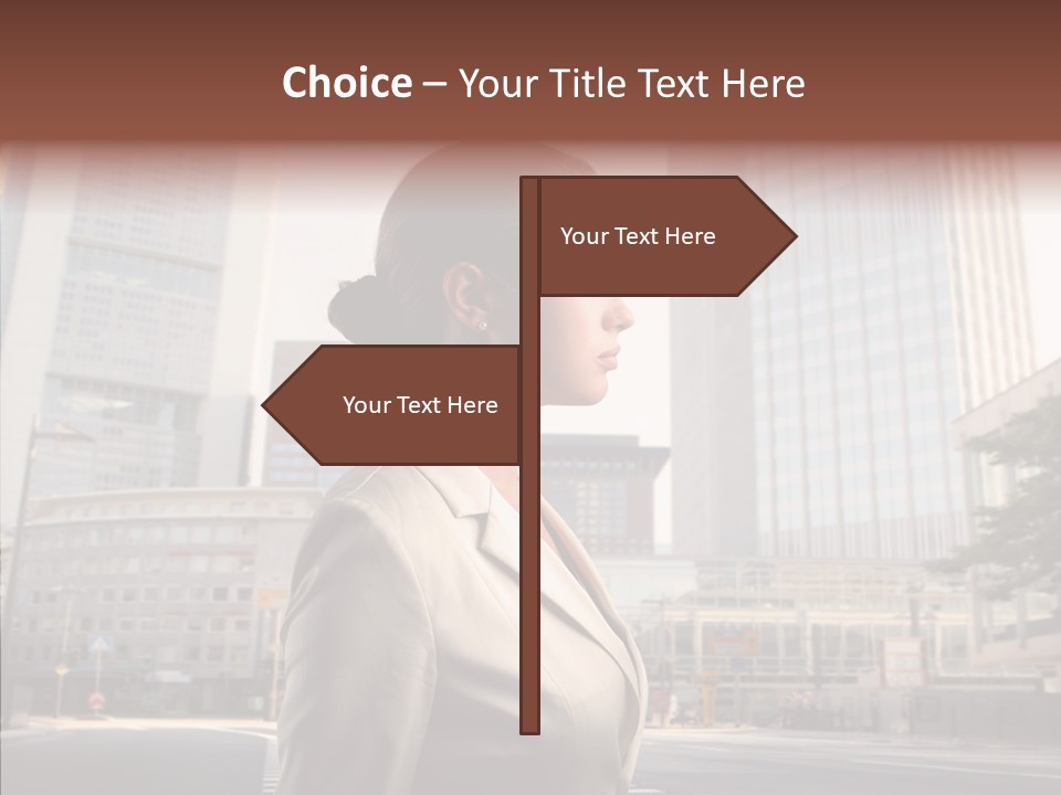 Profile Crosswalk Elegant PowerPoint Template