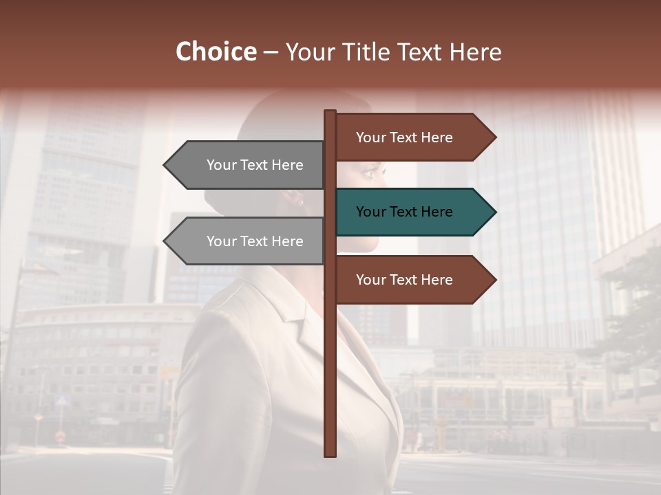 Profile Crosswalk Elegant PowerPoint Template