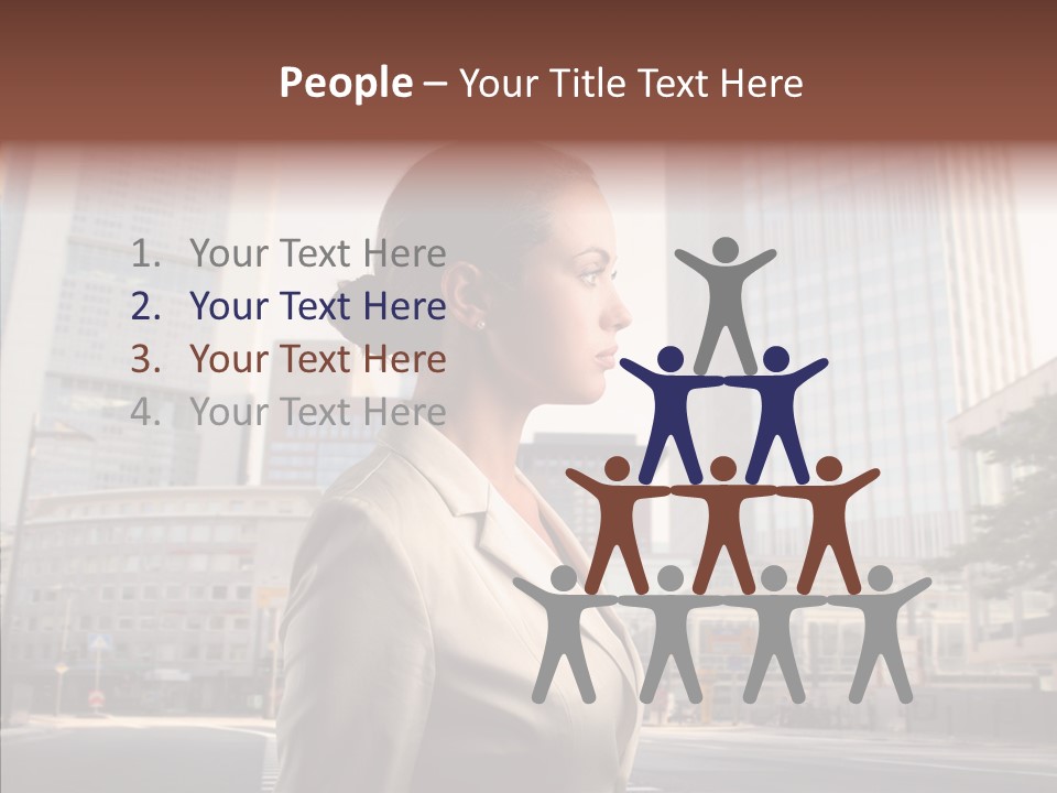 Profile Crosswalk Elegant PowerPoint Template