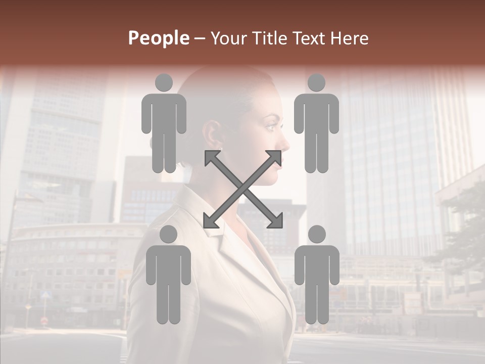 Profile Crosswalk Elegant PowerPoint Template