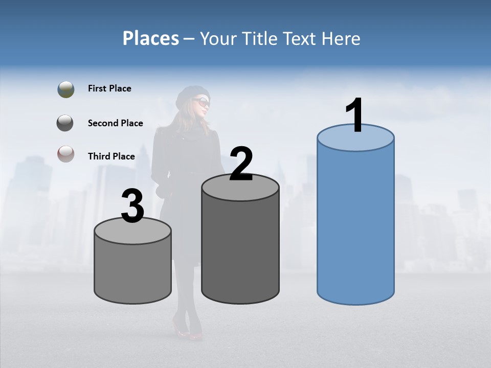 City Young Attractive PowerPoint Template