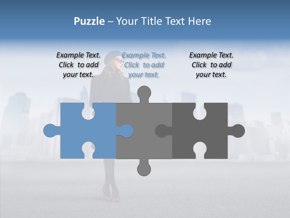 City Young Attractive PowerPoint Template