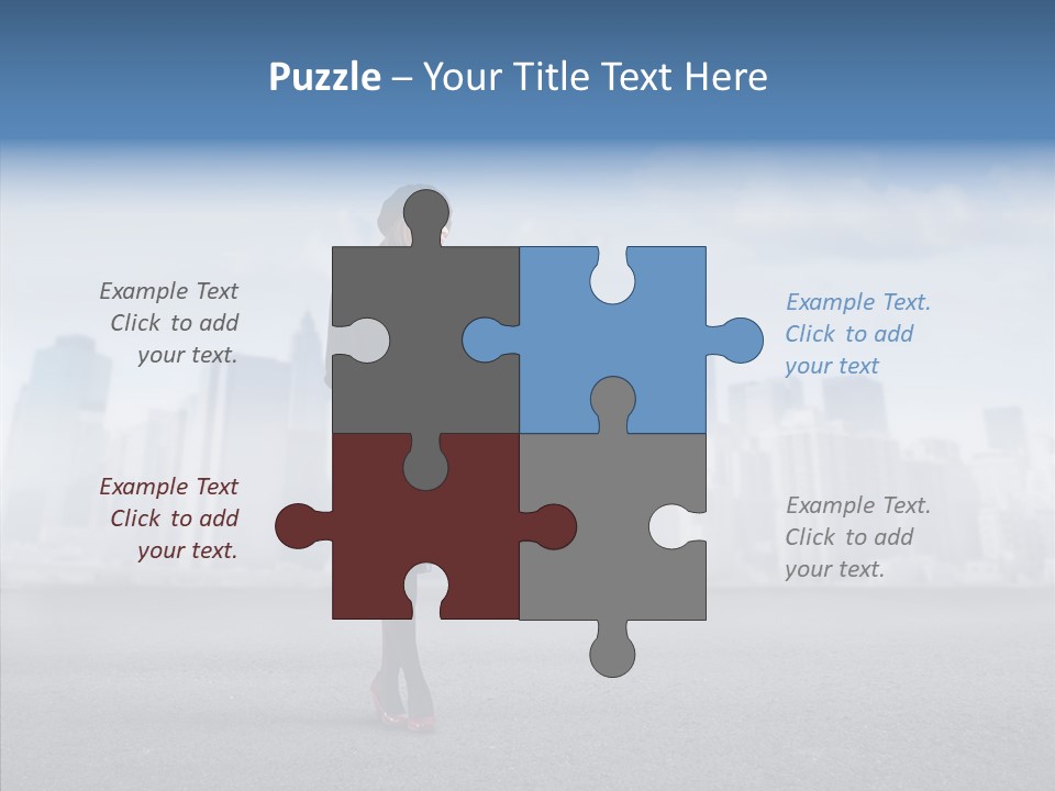 City Young Attractive PowerPoint Template