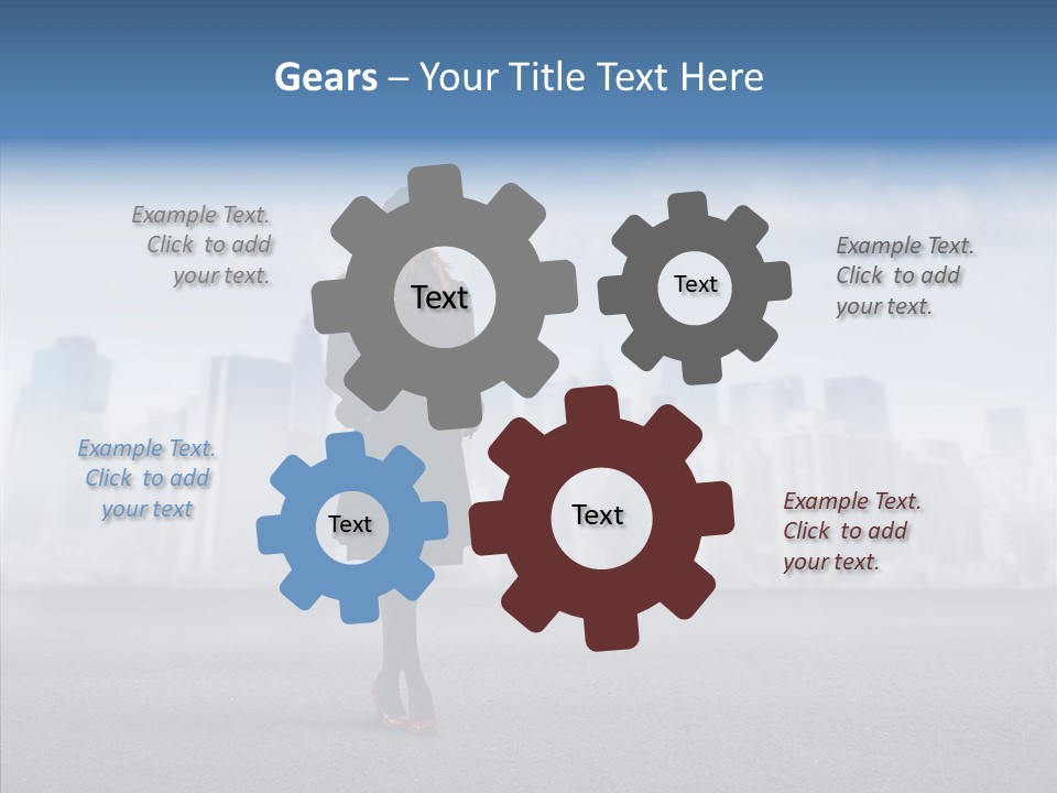 City Young Attractive PowerPoint Template