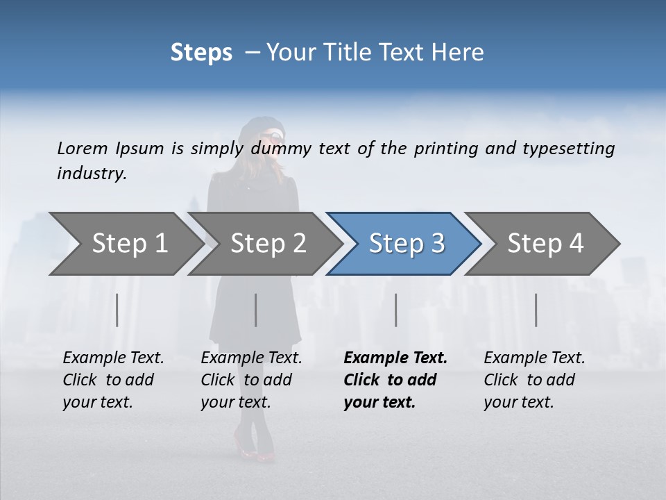 City Young Attractive PowerPoint Template