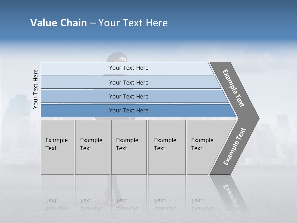 City Young Attractive PowerPoint Template