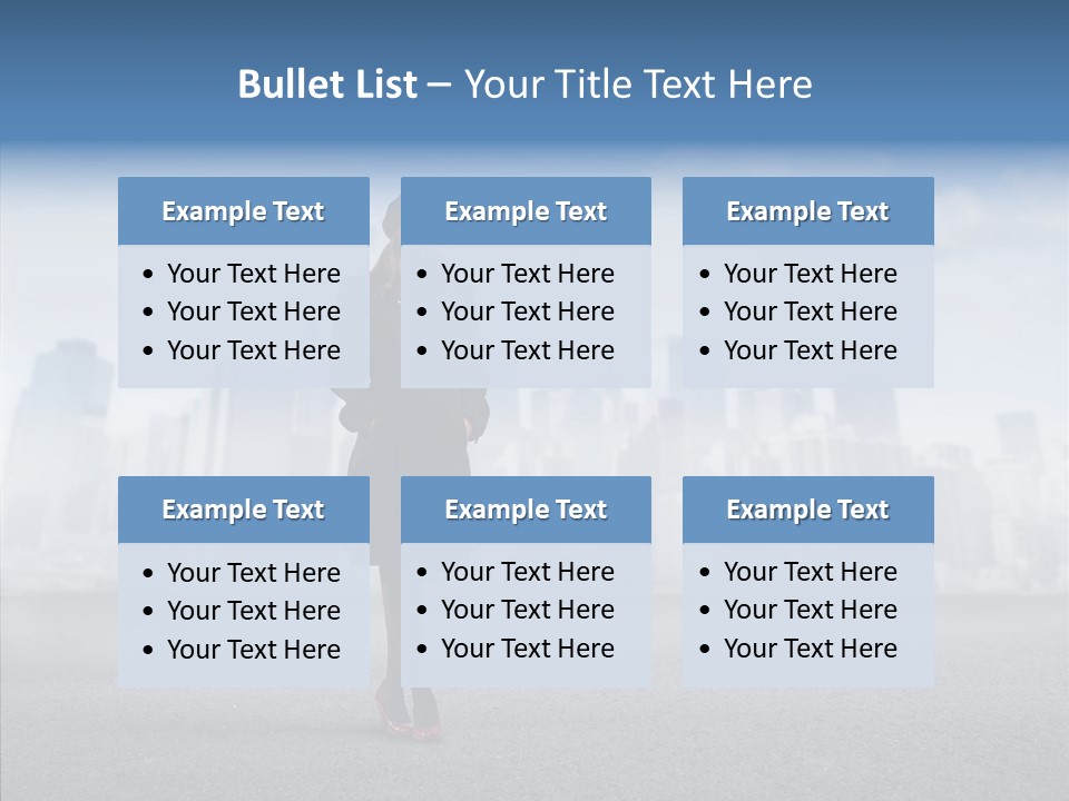 City Young Attractive PowerPoint Template