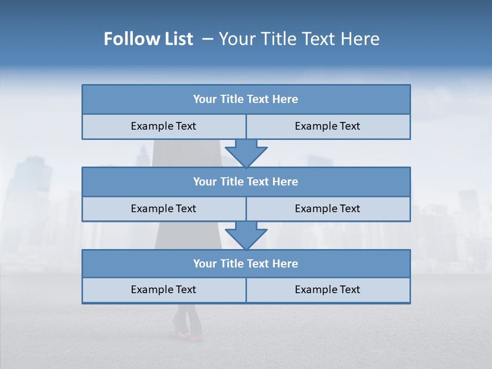 City Young Attractive PowerPoint Template