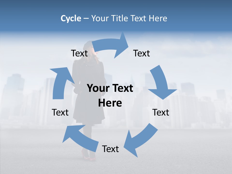 City Young Attractive PowerPoint Template