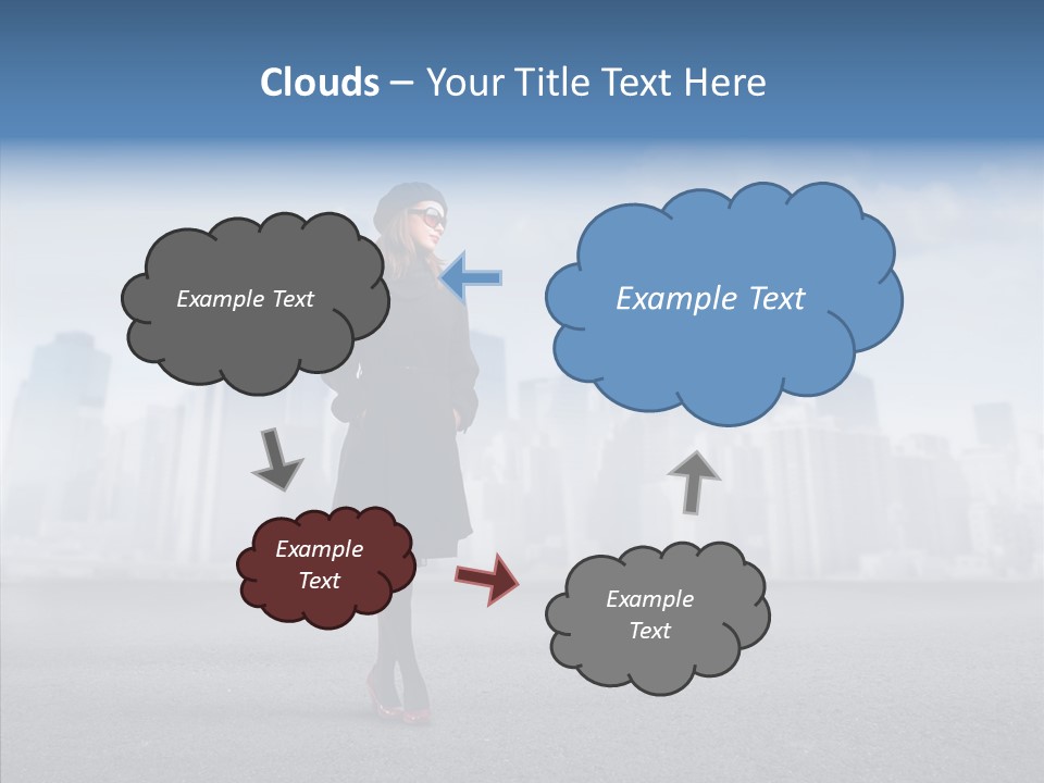 City Young Attractive PowerPoint Template