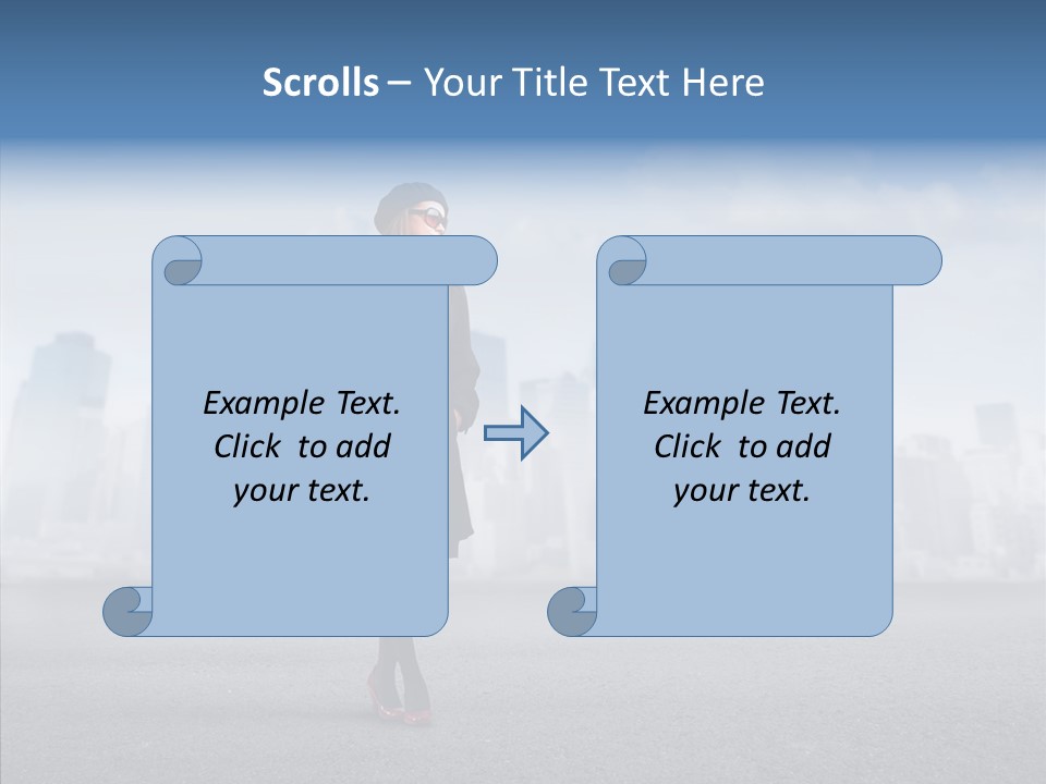 City Young Attractive PowerPoint Template